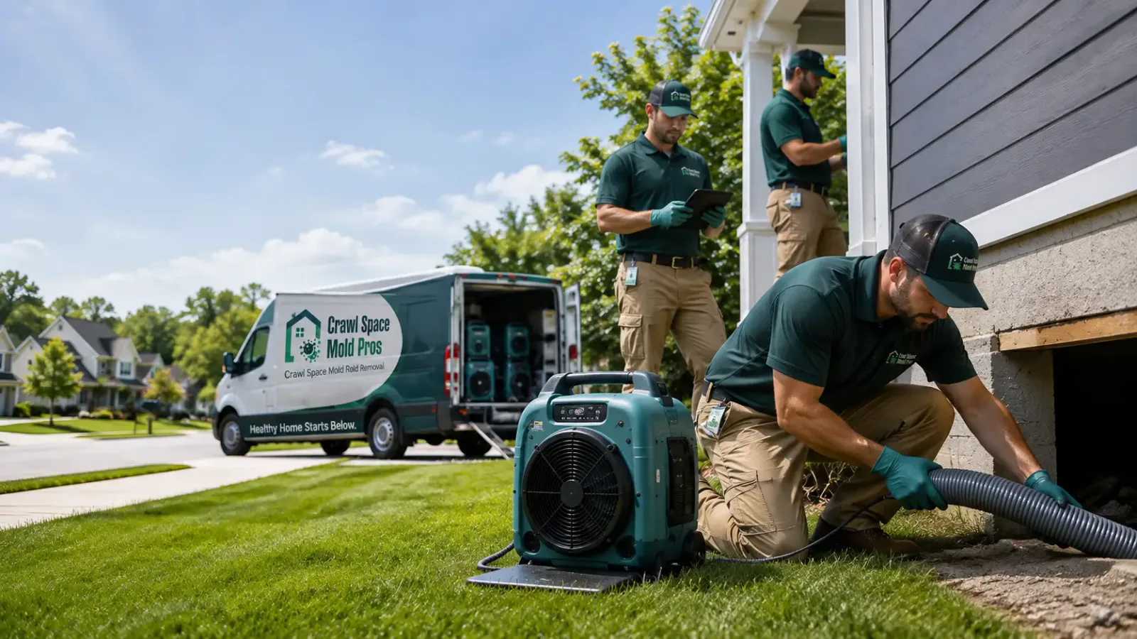 Crawl Space Mold Removal in Wilson, KS